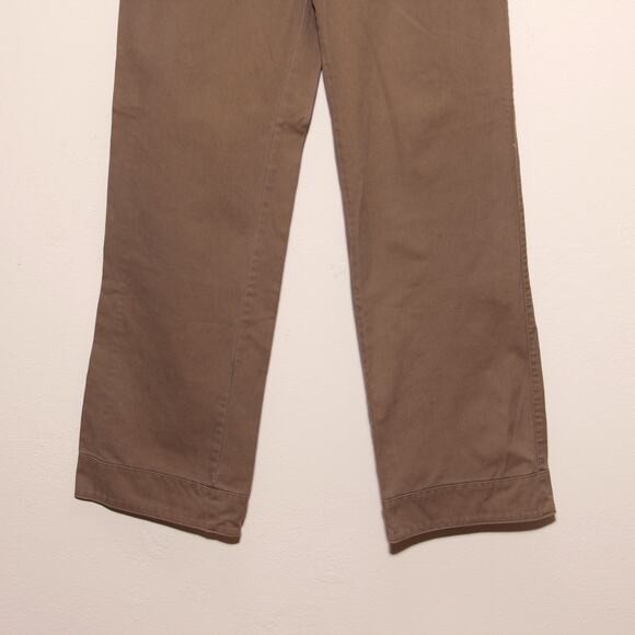 Vintage Tommy Hilfiger Y2K Khaki Cotton Jeans Size 8 33" inseam - Picture 4 of 9